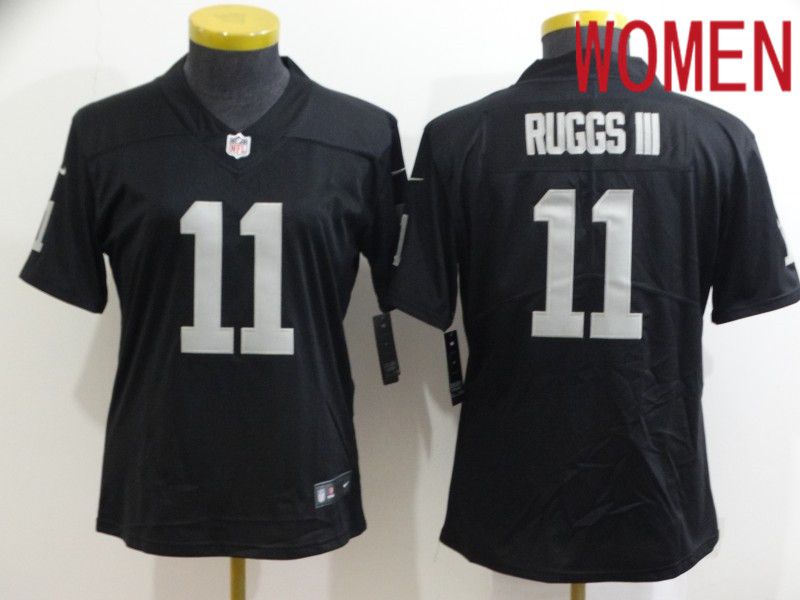 Women Oakland Raiders #11 Ruggs iii Black Vapor Untouchable Limited 2020 NFL Nike Jerseys->women nfl jersey->Women Jersey